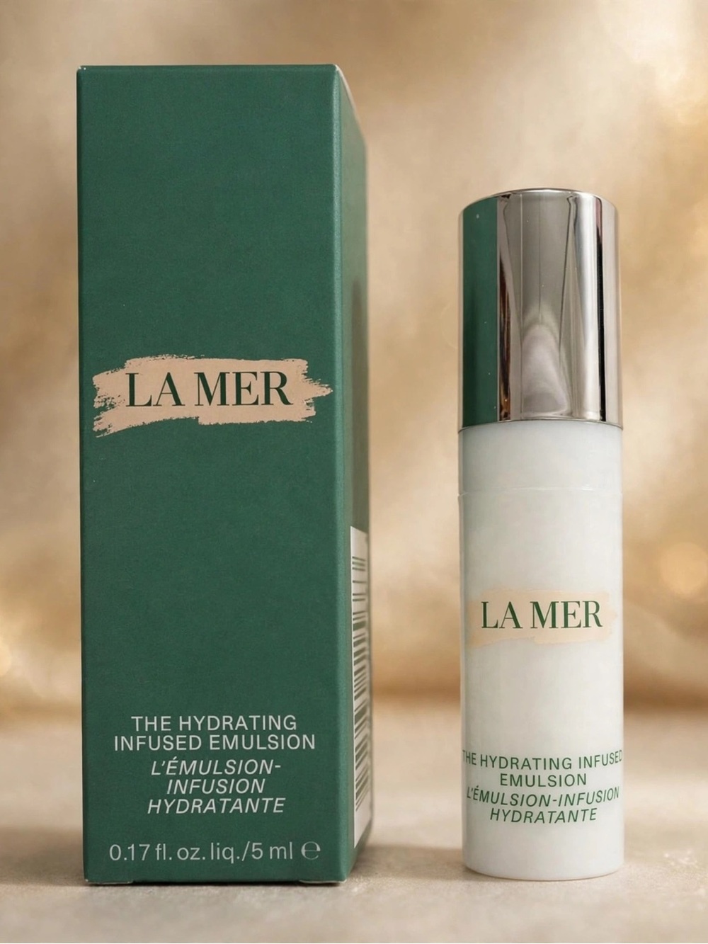 La Mer The Hydrating Infused Emulsion Cream Travel Size 0.17 oz/ 5ml New in box